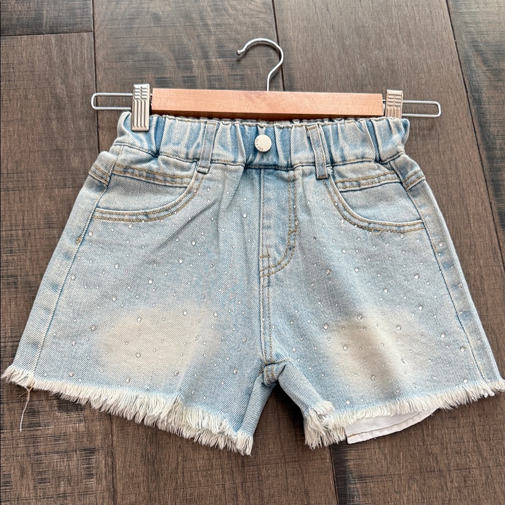 Kids Light Blue Denim girls  Shorts size 9